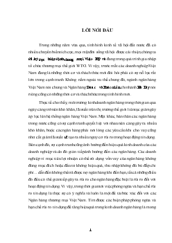 Một số biện pháp phòng ngừa rủi ro trong hoạt động tín dụng tại chi nhánh ngân hàng đầu tư và phát triển tỉnh Hà Tây