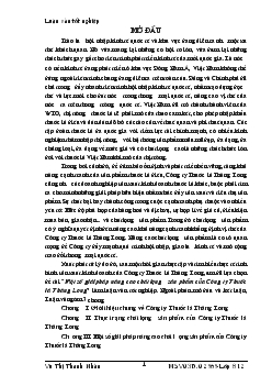 Một số giải pháp nâng cao chất lượng sản phẩm tại Công ty Thuốc lá Thăng Long