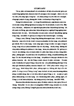 Nâng cao chất lượng hành động khắc phục, phòng ngừa sự không phù hợp của sản phẩm ở Công ty may Thăng Long