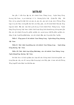 Ngân hàng Công thương Việt Nam - Chi nhánh Nam Thăng Long