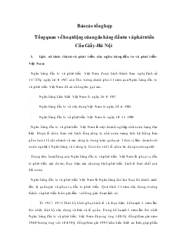 Ngân hàng đầu tư và phát triển Cầu Giấy- Hà Nội