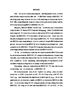 Nghiên cứu phương pháp xác định doanh thu từ HĐCI trong lĩnh vực BC, VT của Tổng Công ty BC-VT Việt Nam
