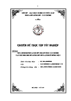 Phân tích tài chính tại Chi nhánh Ngân hàng Ngoại thương Hà Nội