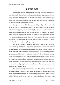 Phương hướng và biện pháp chuyển đổi mô hình tổ chức quản lý chợ trên địa bàn quận Cầu Giấy- Hà Nội trong giai đoạn hiện nay