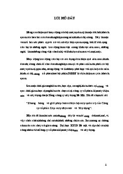 Phương hướng và giải pháp hoàn thiện bộ máy quản trị của Công ty cổ phần Lắp máy điện nước và Xây dựng