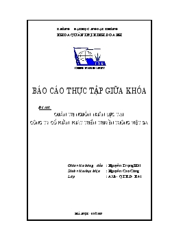 Quản trị nguồn nhân lực tại Công ty cổ phần phát triển truyền thông Việt Ba
