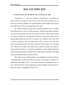 TẬP ĐOÀN VII và Công ty TBS (QT-Công ty tư vấn xây dựng)