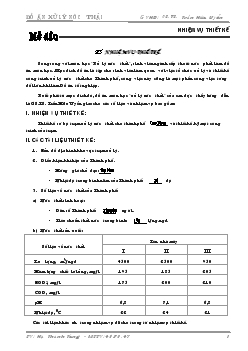 Thiết kế sơ bộ trạm xử lý nước thải cho thành phố Quy Nhơn và thiết kế kỹ một công trình của trạm