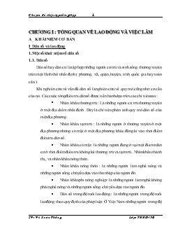 Thực trạng lao động việc làm trong các cơ sở sản xuất kinh doanh trên địa bàn Hà Nội