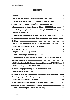 Thực trạng tổ chức kế toán trong một kỳ của Công ty TNHH Hải Dương (Khí tượng - Thuỷ văn)
