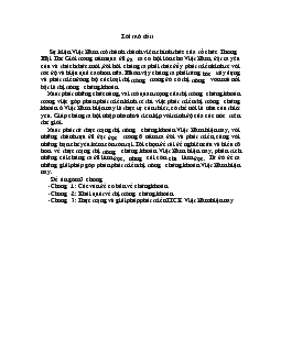 Thực trạng và giải pháp phát triển Thị trường chứng khoán Việt Nam hiện nay