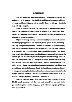 Tổ chức hạch toán chi phí sản xuất và tính giá thành sản phẩm với việc tăng cường quản trị doanh nghiệp tại Công ty bánh kẹo Hải Hà