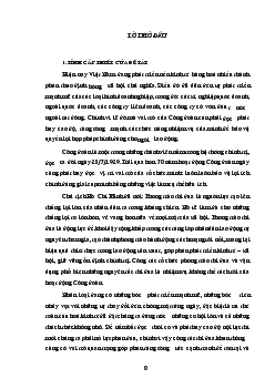 Vai trò của Công đoàn Tổng Công ty Sông Đà với việc tổ chức phong trào thi đua trong công nhân viên chức – lao động