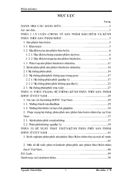 Xu thế trong phân phối sản phẩm Bảo hiểm nhân thọ ở Việt Nam