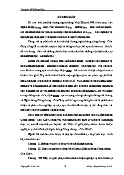 Một số giải pháp nhằm hoàn thiện nghiệp vụ bảo lãnh tại Ngân hàng Công thương Cầu Giấy