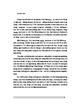 Một số giải pháp nhằm nâng cao chất lượng tín dụng Xuất nhập khẩu tại chi nhánh ngân háng Công Thương Ba Đình