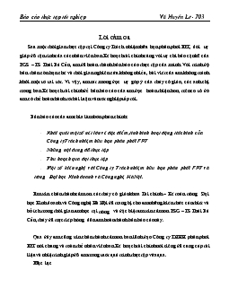 Một số kiến nghị với Công ty TNHHphân phối FPT và trường Đại học Kinh doanh và Công nghệ Hà Nội
