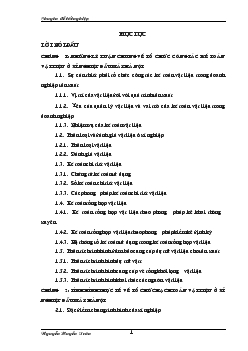 Tổ chức công tác Kế toán vật liệu ở xí nghiệp đầu máy Hà Nội (40 tr)