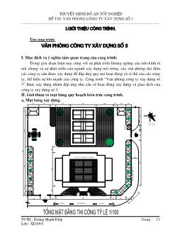 Văn phòng Công ty xây dựng số 3