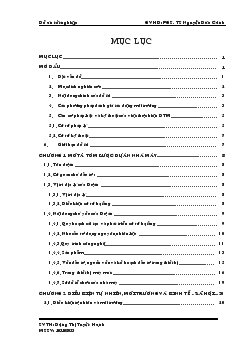 Báo cáo Xây dựng đánh giá tác động môi trường của dự án nhà máy sản xuất Formalyn 37 % của công ty TNHH Green Chemical tại khu công nghiệp Long Bình - Thành phố Biên Hòa - tỉnh Đồng Nai