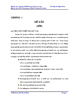Nghiên cứu áp dụng sản xuất sạch hơn cho ngành bao bì nhựa - Nghiên cứu điển hình Công ty cổ phần văn hóa Tân Bình
