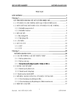 Nghiên cứu mã hoá band con