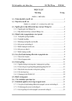 Nghiên cứu xác định giá trị giống để nâng cao tính trạng số con sơ sinh sống/ổ đối với nhóm lợn Móng Cái tổng hợp bằng chương trình Pigblup