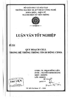 Quy hoạch CEEL trong hệ thống thông tin di động CDMA