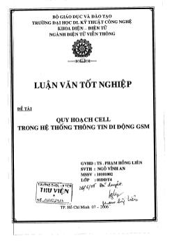 Quy hoạch CEEL trong hệ thống thông tin di động GSM