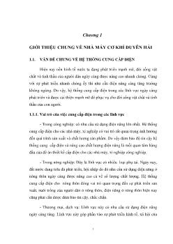 Thiết kế cung cấp điện cho nhà máy cơ khí Duyên Hải