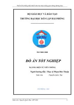 Thiết kế hệ thống điều khiển đèn báo hiệu luồng giao thông đường thủy