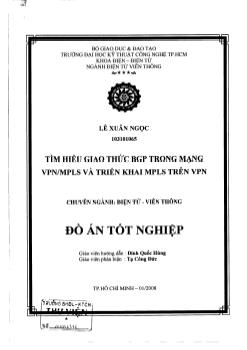 Tìm hiểu giao thức BGP trong mạng VNP/MPLS và triển khai MPLS trên VNP