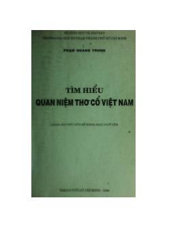 Tìm hiểu quan niệm thơ cổ Việt Nam
