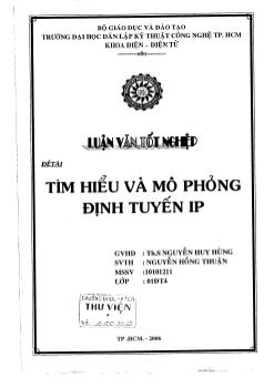 Tìm hiểu và mô phỏng định tuyến IP