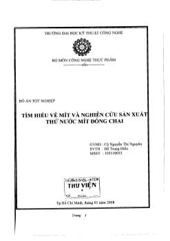 Tìm hiểu về mít và nghiên cứu sản xuất thử nước mít đóng chai