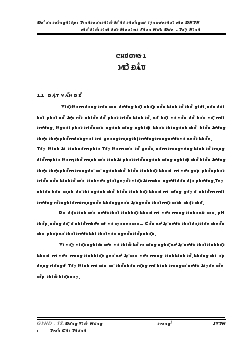 TÍNH TOÁN VÀ THIẾT KẾ HỆ THỐNG XỬ LÝ NƯỚC THẢI DNTN CHẾ BIẾN TINH BỘT KHOAI MÌ PHAN HỮU ĐỨC – TÂY NINH CÔNG SUẤT 300M3/NGÀY