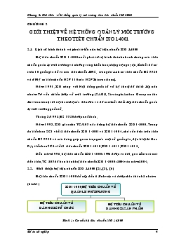 Xây dựng hệ thống quản lý môi trường theo ISO 14001 : 2004 dựa trên hệ thống quản lý môi trường hiện tại của khu du lịch Bình Quới 1