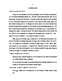 Báo cáo Hoàn thiện hệ thống tài chính với việc phân tích tình hình tài chính tại Tổng Công ty Sông Đà