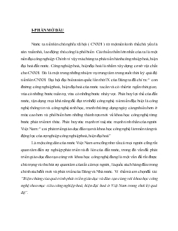 Biện chứng của quá trình phát triển giáo dục & đào tạo với khoa học công nghệ theo mục tiêu Công nghiệp hóa - Hiện đại hóa ở Việt Nam thời kỳ quá độ