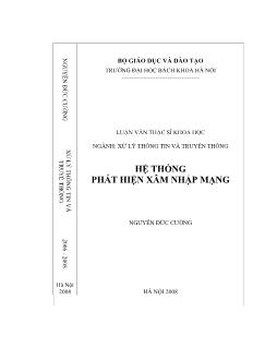 Hệ thống phát hiện xâm nhập mạng