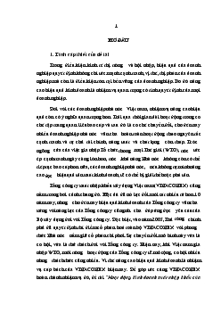 HOẠT ĐỘNG KINH DOANH XUẤT NHẬP KHẨU CỦA TỔNG Công ty XNK XÂY DỰNG Việt Nam (VINACONEX), THỰC TRẠNG VÀ GIẢI PHÁP