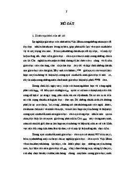 Kết hợp truyền thống và hiện đại trong quá trình đổi mới giáo dục - Đào tạo ở Việt Nam hiện nay