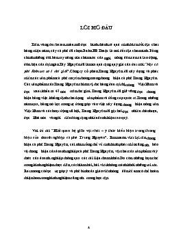 Mối quan hệ giữa vật chất - Ý thức biểu hiện trong thương hiệu của doanh nghiệp cà phê Trung Nguyên
