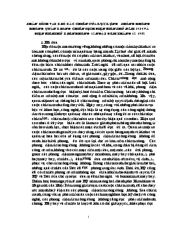 Phân tích vai trò tác chiến của LL phòng không - Không quân trong chiến dịch ĐBP năm 1954 & ĐBP trên không tháng 12 - 1972