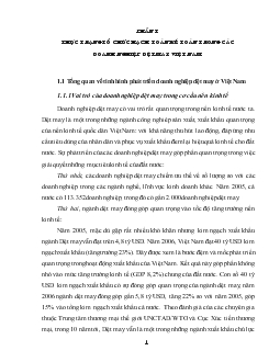 Phương hướng và giải pháp hoàn thiện tổ chức hạch toán kế toán trong các doanh nghiệp dệt may Việt Nam