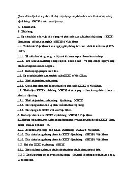 Quan điểm lịch sử cụ thể & phát Kinh tế thị trường định hướng Xã hội chủ nghĩa ở nước ta hiện nay