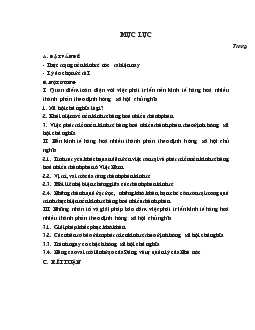 Quan điểm toàn diện với việc phát triển nền kinh tế hàng hoá nhiều thành phần theo định hướng Xã hội chủ nghĩa trong giai đoạn hiện nay