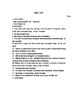 Quan điểm toàn diện với việc phát triển nền kinh tế hàng hoá nhiều thành phần theo định hướng Xã hội chủ nghĩa ở nước ta