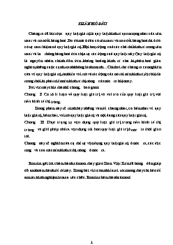 Quy luật giá trị & vai trò của nó trong nền Kinh tế thị trường