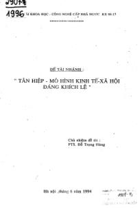 Tân Hiệp- Mô hình kinh tế - xã hội đáng khích lệ